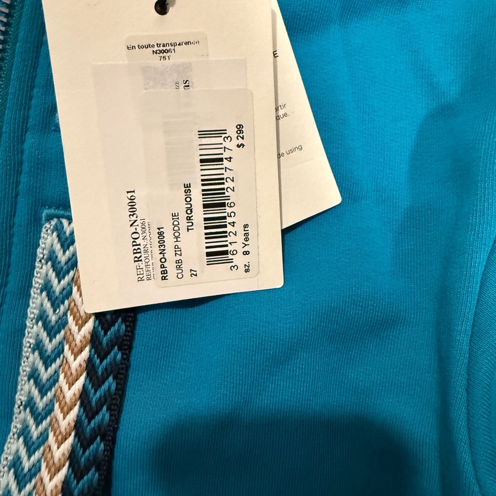 Lanvin Kids Blue Hoodie - Picture 4 of 5